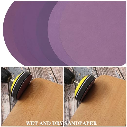 MAXMAN 3" Sanding Discs, 600-5000 Grit Wet/Dry Sandpaper, - Image 7
