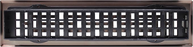 Decor Grates AJH214-RB Oriental Floor Register, 2x14 Inches, Rubbed Bronze - Image 9
