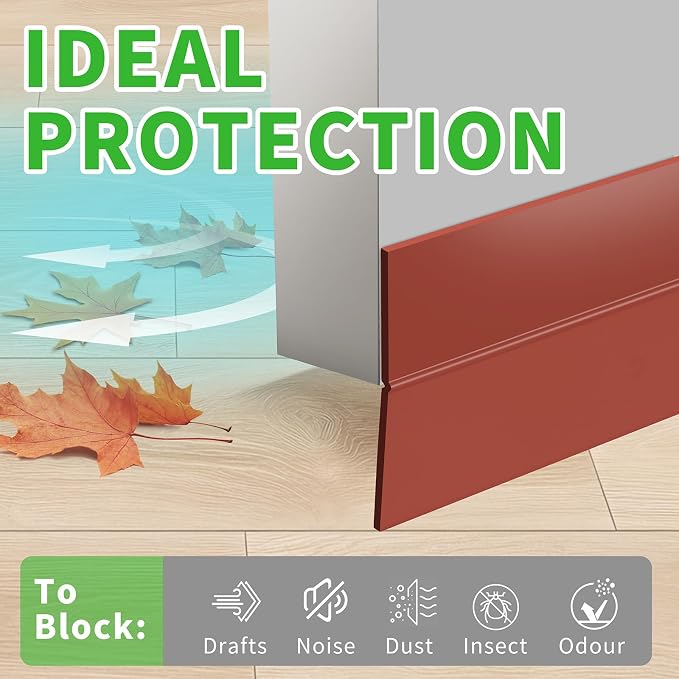 Weather Stripping Door Seal – 1.0in Brown Door Stoppers - Image 2
