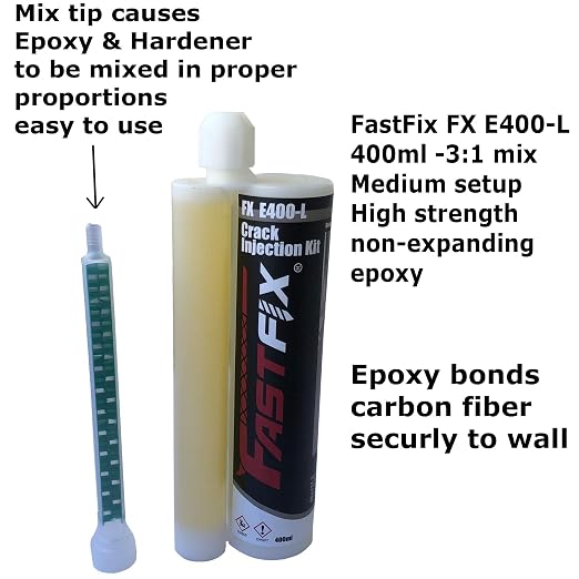 Easy Install - Heavy Duty Carbon Fiber - Wall Repair Kit - High Strength 480 - Image 4