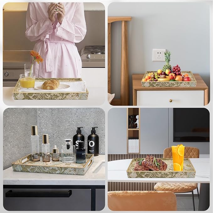 AGIOTA Coffee Table Trays for Living Room Serving Tray - Image 7