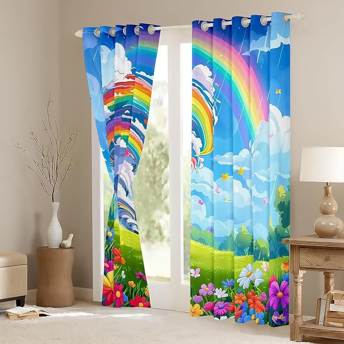 jejeloiu 3D Tornado Blackout Shades Window Treatments Natural Disaster Window - Image 3