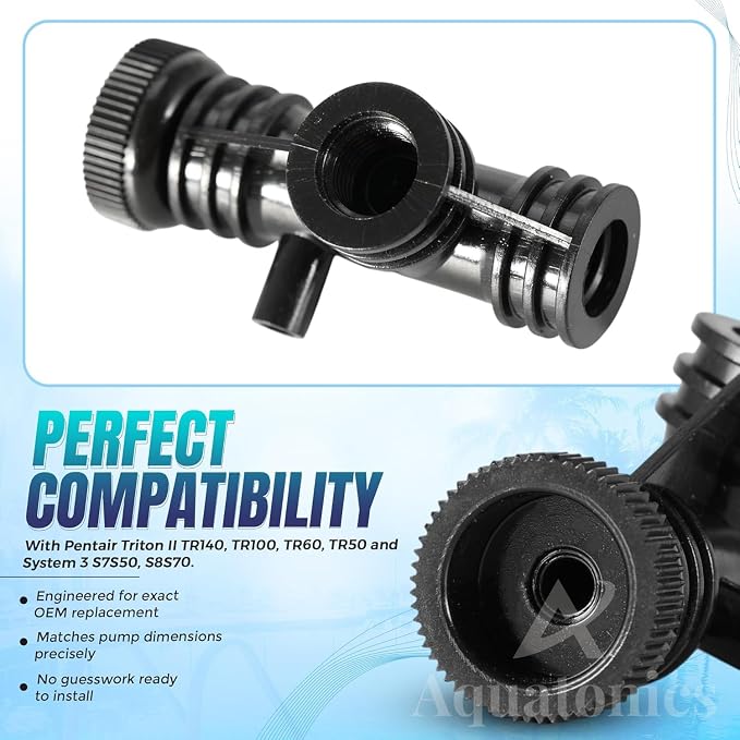 Replacement 154689 Pool Filter Air Bleeder Tee Assembly Compatible - Image 3