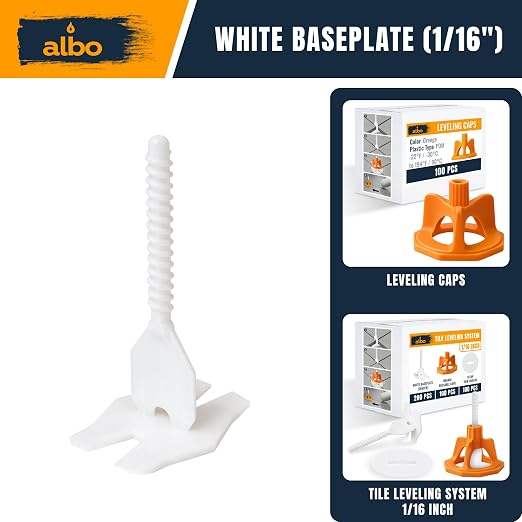 ALBO Tile Leveling System Base Plates 1/16" - Image 6