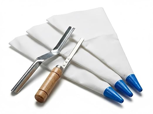 3Pcs Tile Grout Masonry Mortar Bag, Tile Repair Bag Brick Jointer Tuck Pointer by WAHEWUD
