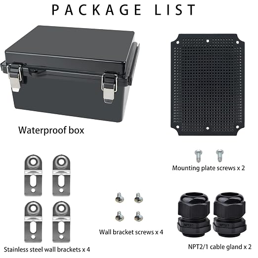Outdoor Waterproof Electrical Box Junction Box Weatherproof IP67 ABS Plastic - Image 4