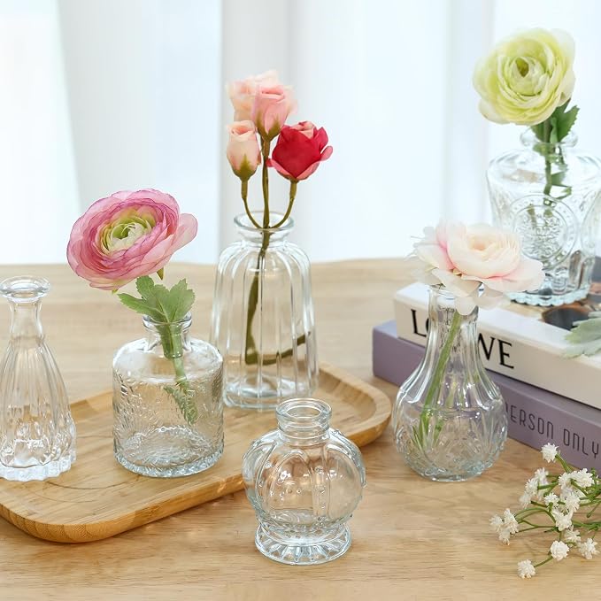 CUCUMI 24pcs Bud Vases for Centerpieces, Wedding Rustic Home Table Decor - Image 5