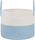 JMvicyroam 115L Extra Large Machine Washable Cotton Rope Blanket Basket | by JMvicyroam
