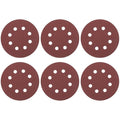 HARFINGTON 20 Pcs 5 Inch Sanding Discs 150 Grit Red Aluminum Oxide 8 Hole | by HARFINGTON