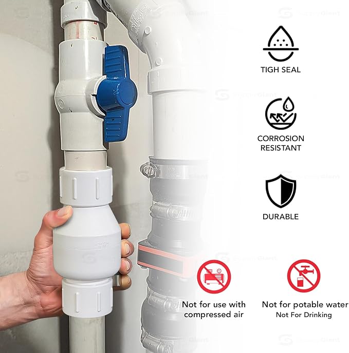 Midline Valve PVC Inline Check Valve - Image 5