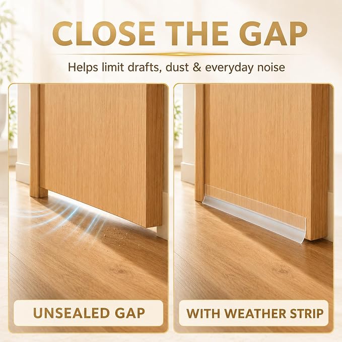 Ruxacty Weather Stripping Tape, Weather Stripping Door Seal, Blocks Cold Drafts - Image 4
