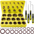 KEZE 386 Pcs Metric Viton O Ring Assortment Kit 75A Durometer 30 Sizes Brown by KEZE