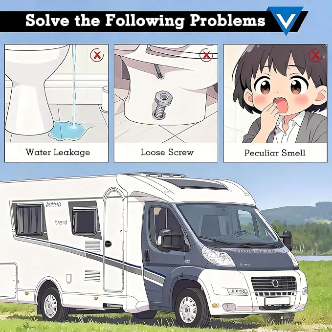 385345892 RV Toilet Seal Kit Compatible - Image 5