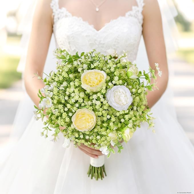 12Pcs Babys Breath Artificial Flowers - Image 3