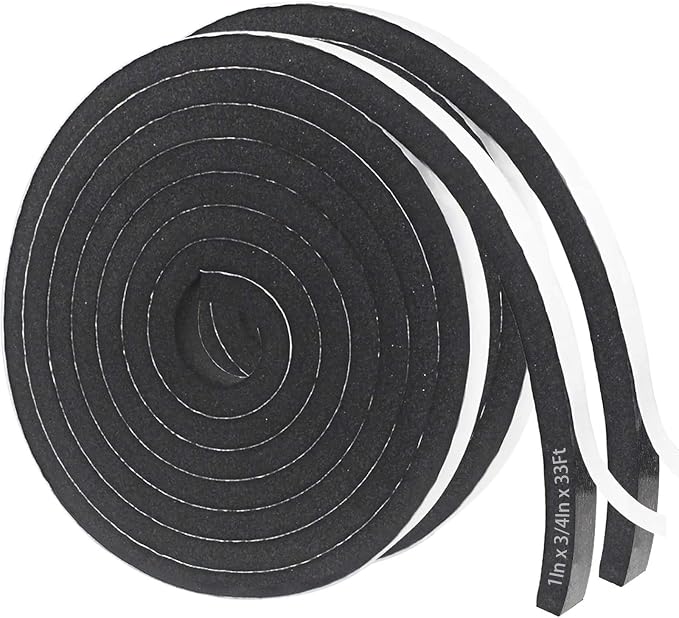 Storystore Self Adhesive Foam Weather Stripping, Noise Reduction & Gap Sealing by Storystore