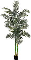 Nearly Natural 8 ft Artificial Golden Cane Palm Tree by NearlyNatural