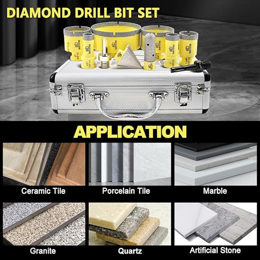 Diamond Core Drill Bits Set 9PCS - Image 3