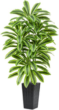 Artificial Yellow Dracaena Tree Indoor, 5FT Tall Fake Floor Plants by TXABL
