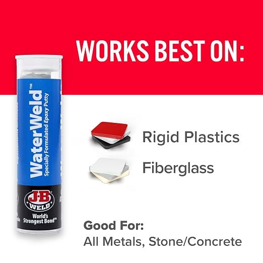 J-B Weld 8277 WaterWeld Epoxy Putty Stick - 2 oz. - Image 7