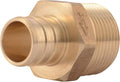 SharkBite 3/4 Inch Crimp MNPT Male Adapter, Brass Plumbing Fitting, PEX Pipe by SharkBite