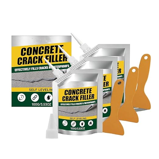 Waterproof Concrete Crack Filler & Sealant, Self Leveling Sealant | 100g by Unknown