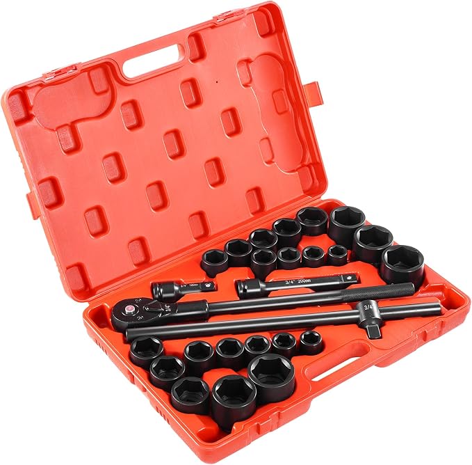 VEVOR Impact Socket Set, 3/4 Inches Socket Assortment, Drive Socket Set Impact - Image 12