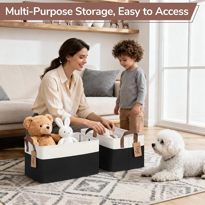 CHICVITA 4 Pack Fabric Storage Bins - Image 6