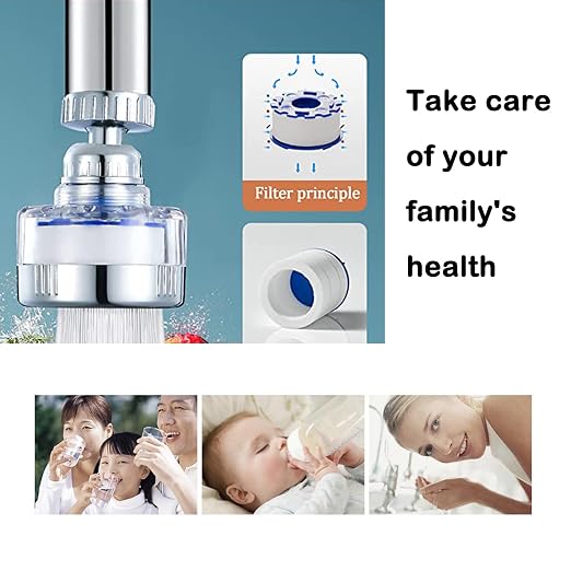 360 Degree Rotating Faucet Filter, Sink Water Faucet Filter Water Purifier - Image 5