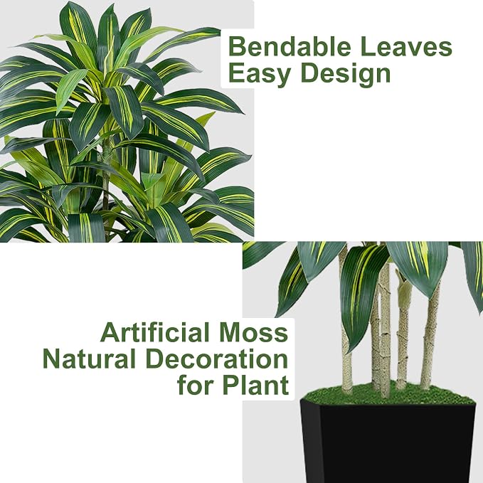 6FT Artificial Dracaena Tree - Image 5