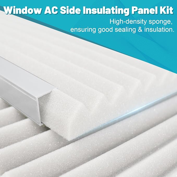 Window Air Conditioner Foam Insulation Panels, AC Side Insulating Panel Kit - Image 6
