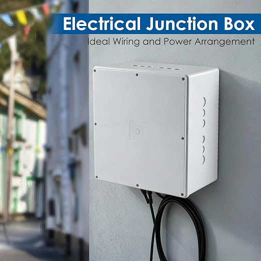12" x 12" x 6" PVC Plastic Junction Box - Image 4