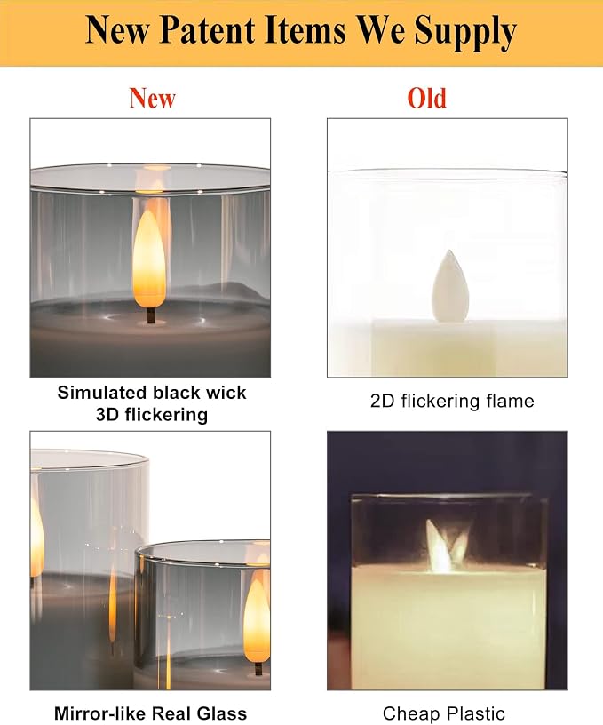 ANGELLOONG Flickering Flameless Candles - Image 4