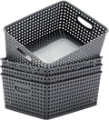 Eslite Plastic Storage Baskets for Organizing by Eslite