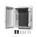 Outdoor Waterproof Electrical Junction Box, ABS Water Resistant Enclosure by smartpoeswitch