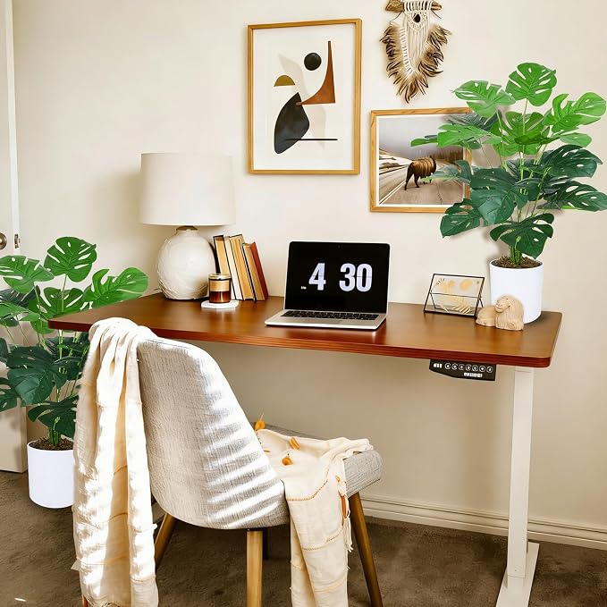 GTIDEA 2 Pcs Artificial Monstera Deliciosa Plants - Image 5
