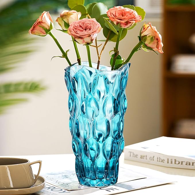 CEMABT Glass Vases for Flowers，Thickened 3.4 lb Morden vases for Tables - Image 2