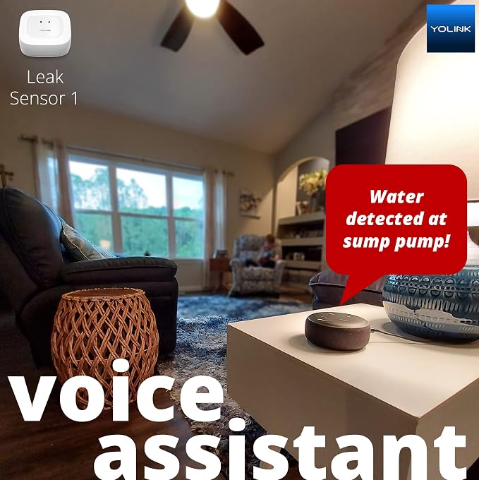YoLink Water Leak Detector, 1/4 Mile World's Longest Range, Wireless Smart - Image 9