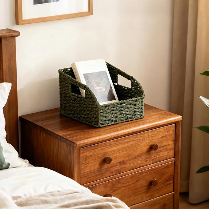 Pantry Organizers, Handwoven Large Wicker Baskets - Image 5