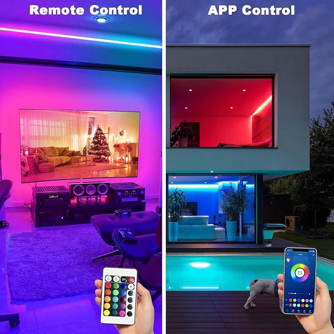 dalattin Led Lights for Bedroom 400ft, Smart Led Strip Lights - Image 2