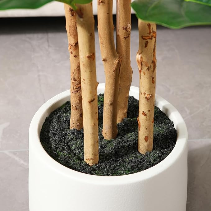 7FT Artificial Fiddle Leaf Fig Tree - Image 5