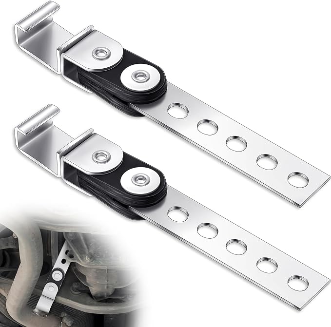 Geetery 1 Pc Universal Exhaust Hangers Muffler Hanger, Open Style, Heavy Duty by Geetery