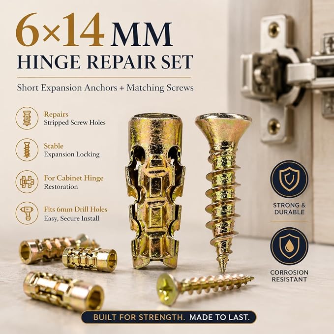 6x14mm Short Expansion Screw Set - Image 2