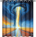 Gothic Tornado Clouds Road Blackout Curtains by StyleYourHomeLoveYourSpace
