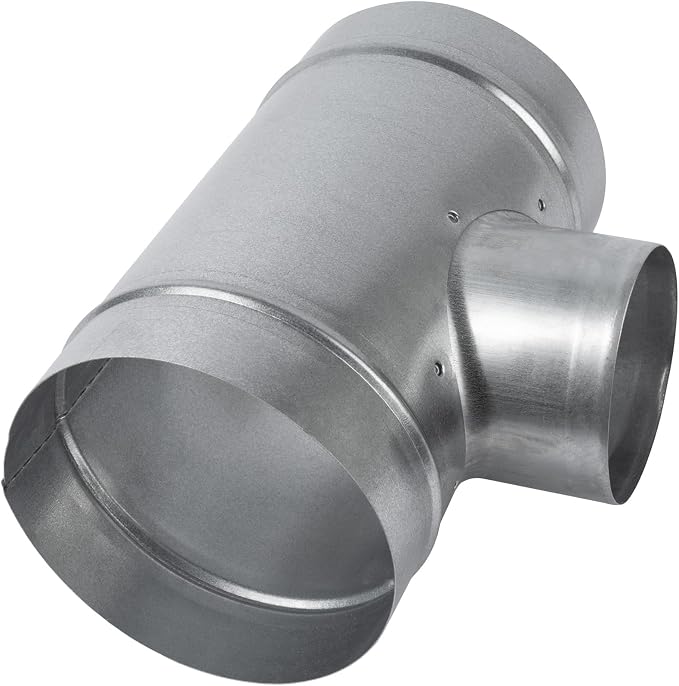 90° Degree Ø6 x 6 x 4 Inch T Shape Duct Splitter - Image 7