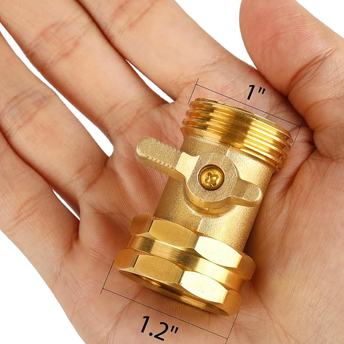 2 Pack Garden Hose Shut Off Valve - Image 2