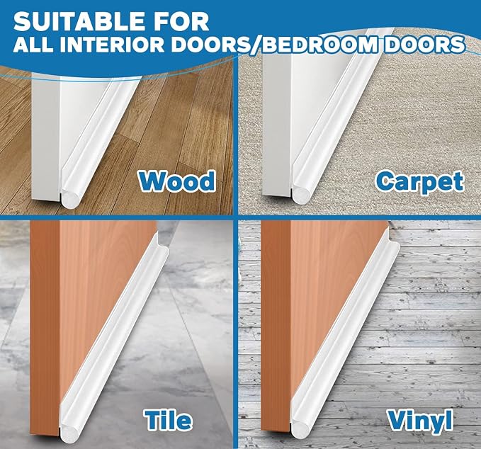 MAXTID Easy to Install 32 Inch Door Draft Stopper - Image 5