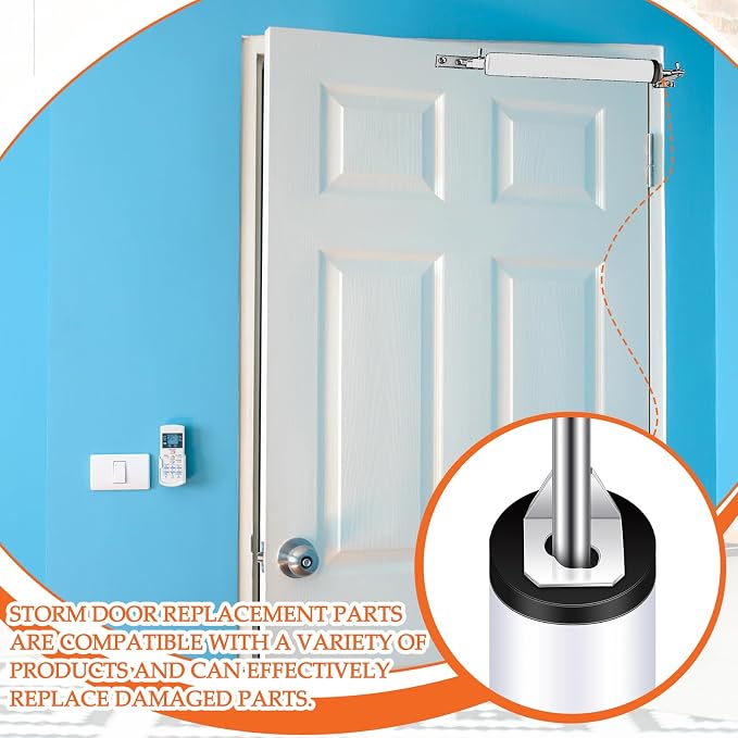5 Pcs Screen Door Closer Pin Kit, Compatible - Image 6