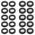 Mabor 20Pcs Shower Head Filter Gasket, 10 Rubber Washers Plumbing & 10 O-Ring by Mabor