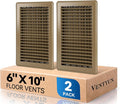 6" x 10" Floor Register Vent Covers 2Pack by VENTYUN
