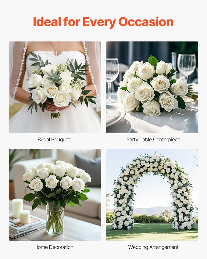 VEVOR Artificial Flowers, Home Centerpieces Arrangements, Party Tables - Image 7
